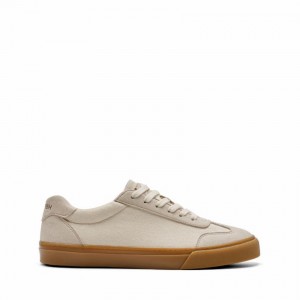 Beige Women's Rockfish 901 Dwr German Army Trainer Canvas Low-Top Sneakers | JXH172QW