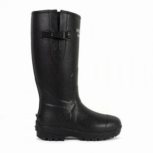 Black Men's Rockfish Walkabout Tall Side Adjustable 5mm Neoprene Insulated Wellington Boots | KPP8251JU