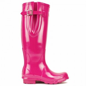 Rose Red Women's Rockfish Everyday Tall Side Adjustable Wellington Boots | WNH658LD