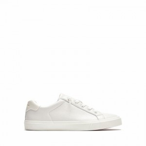 White Women's Rockfish 775 Classic Microfibre Trainers Low-Top Sneakers | UZM4179ZD