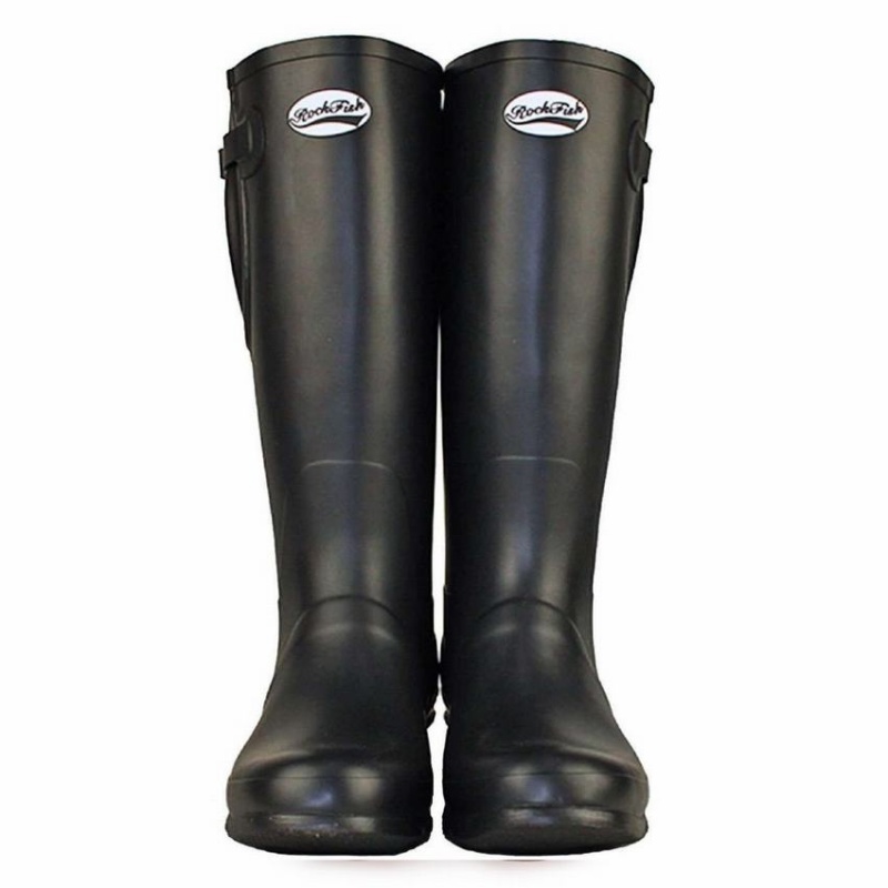 Black Women's Rockfish Everyday Thermal Tall Side Adjustable 3mm Neoprene Insulated Wellington Boots | XFA7475IB