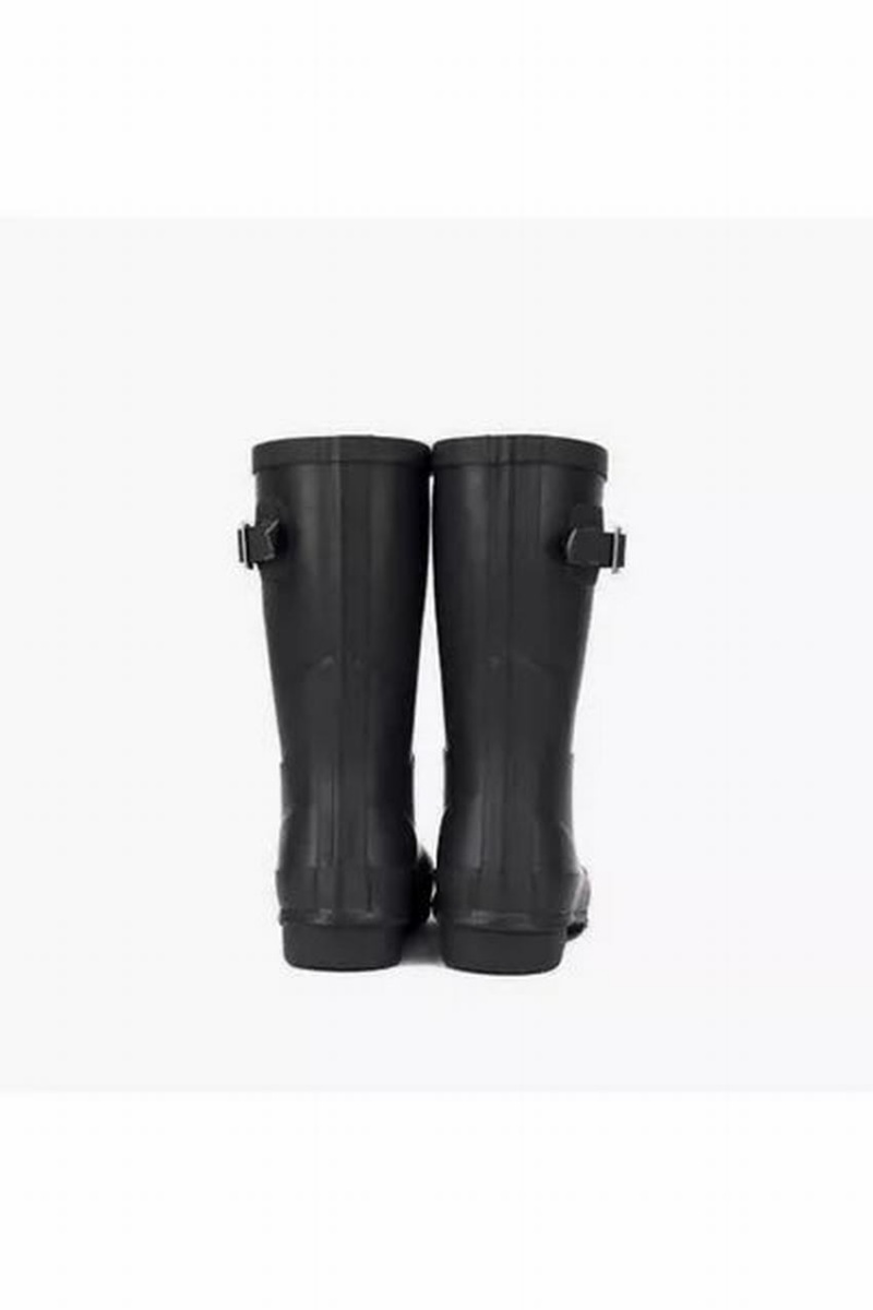 Black Women's Rockfish Three Quarter Short Wellington Boots | WSL9357WO