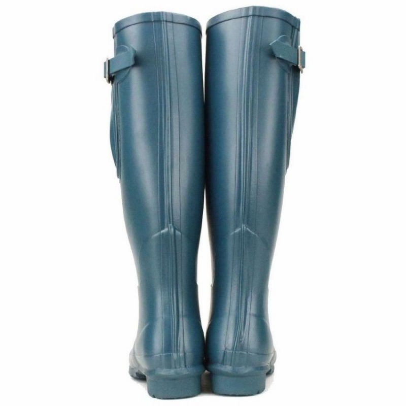 Blue Women's Rockfish Everyday Tall Side Adjustable Wellington Boots | DDL1761HQ