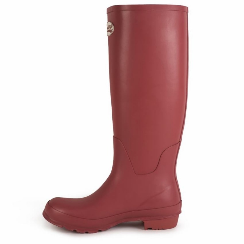 Deep Red Women's Rockfish Everyday Thermal Tall Side Adjustable 3mm Neoprene Insulated Wellington Boots | GFA5093SA