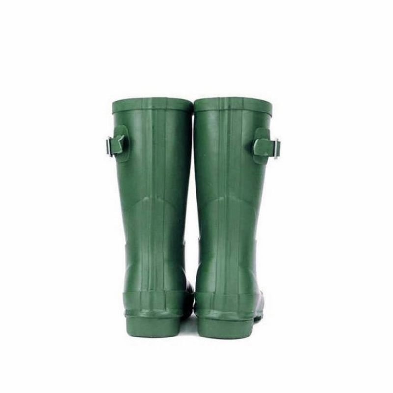 Green Women's Rockfish Three Quarter Short Wellington Boots | KRG8593XR