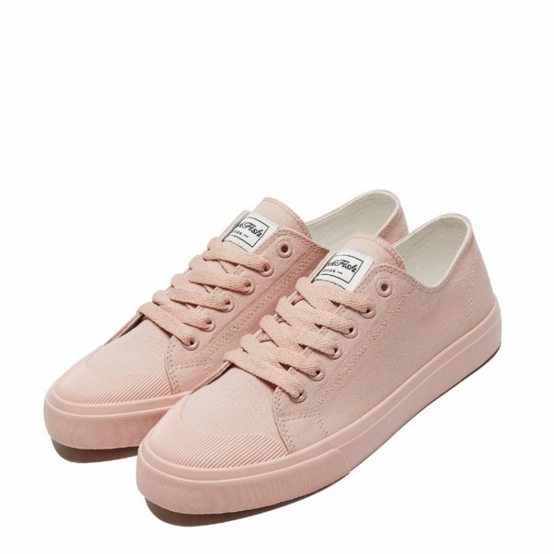 Pink Women's Rockfish Classic 746 Canvas Low-Top Sneakers | KEM7686GA