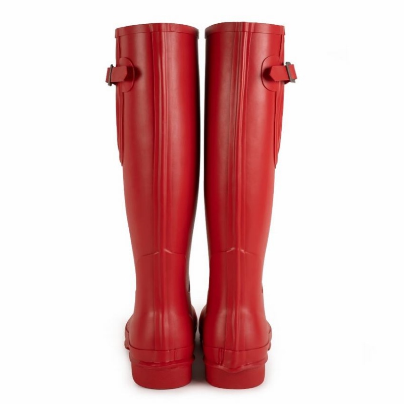 Red Women's Rockfish Everyday Tall Side Adjustable Wellington Boots | UVC6531XB