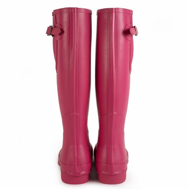 Rose Red Women's Rockfish Everyday Tall Side Adjustable Wellington Boots | SWJ3316CT