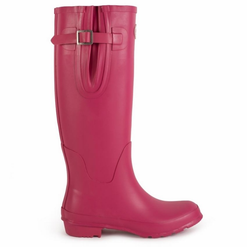 Rose Red Women\'s Rockfish Everyday Tall Side Adjustable Wellington Boots | SWJ3316CT